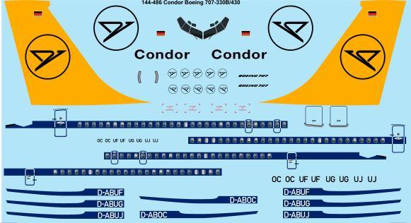 Boeing 707-330B (Condor) 144-486