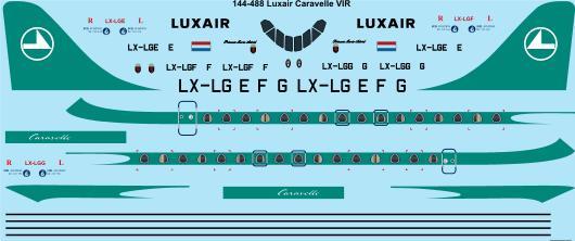 Caravelle VIR (Luxair)  144-488