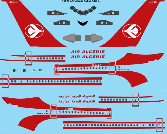 Airbus A300B-4 (Air Algerie) 144-495