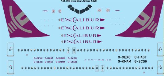 Airbus A320 (Excalibur)  144-498