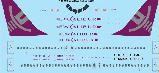 Airbus A320 (Excalibur) 144-498
