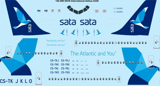 Airbus A320 (SATA International)  144-499