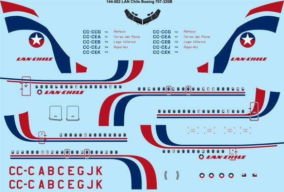 Boeing 707-320B (LAN Chile)  144-502
