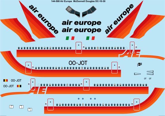 McDonnell Douglas DC10-30 (Air Europe)  144-508