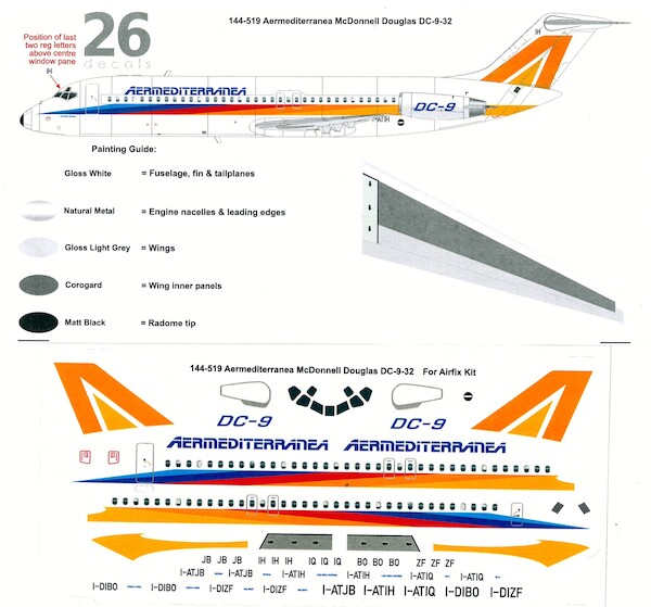 Douglas DC9-32 (Aermediterranea)  144-519