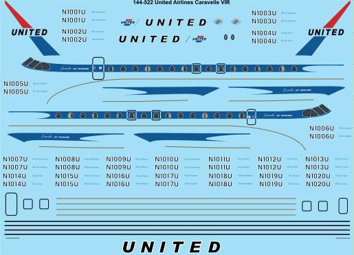 Caravelle VIR (United) 144-522