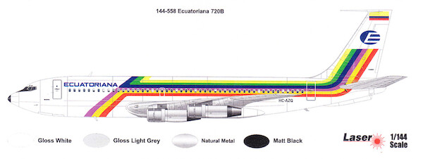 Boeing 720B (Ecuatoriana)  144-558