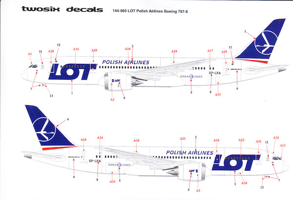 Boeing 787-8 Dreamliner (LOT)  144-560
