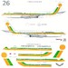 Boeing 720 (Aeroamerica - Green and Orange) 144-568