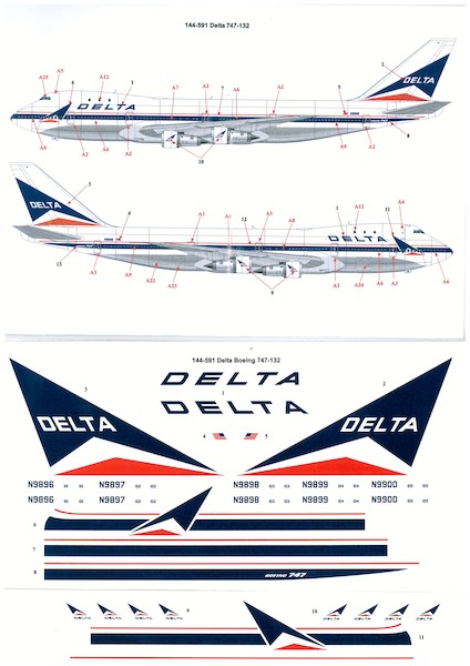 Boeing 747-132 (Delta) 144-591