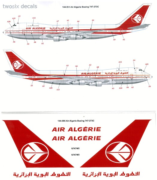 Boeing 747-273c (Air Algerie) 144-595