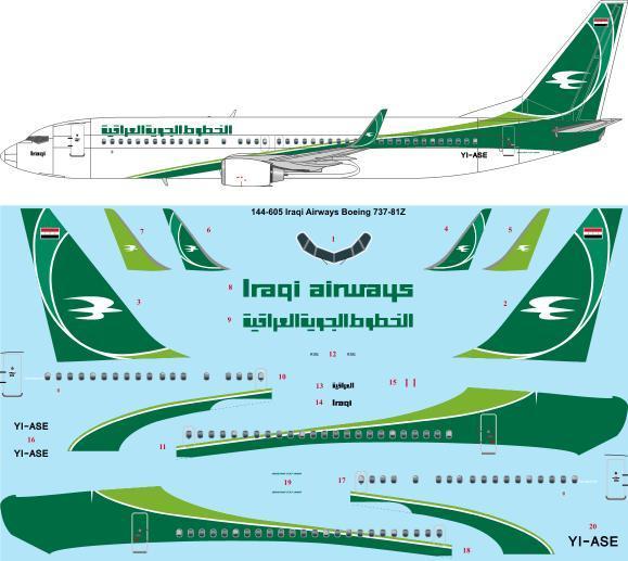 Boeing 737-800 (Iraqi Airways)  144-605