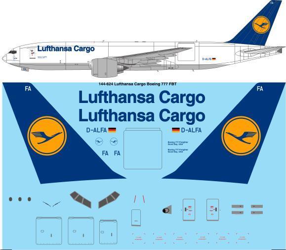 Boeing 777 FBT (Lufthansa Cargo)  144-624