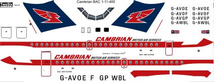 BAC 1-11 srs 400 (Cambrian) 144-63