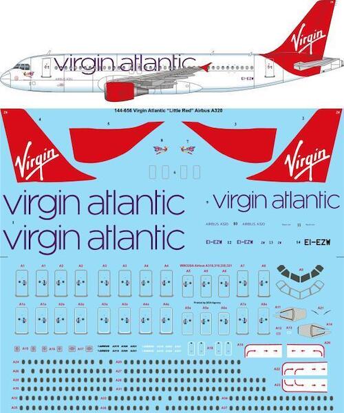 Airbus A320 (Virgin Atlantic 'Little Red") 144-656