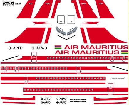 Boeing 707-436 (Air Mauritius)  144-67