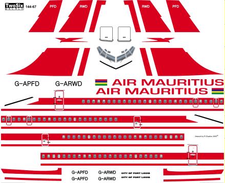 Boeing 707-436 (Air Mauritius) 144-67