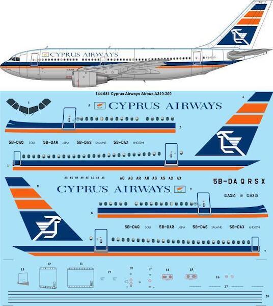 Airbus A310-200 (Cyprus Airways) 144-681