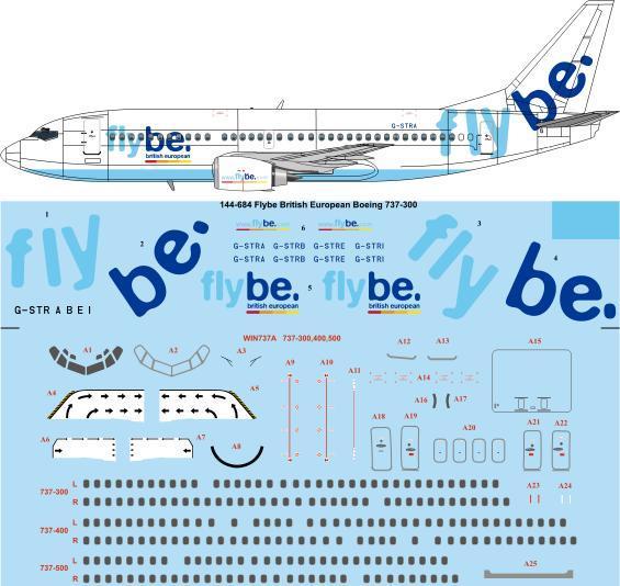 Boeing 737-300 (Fly Be) 144-684