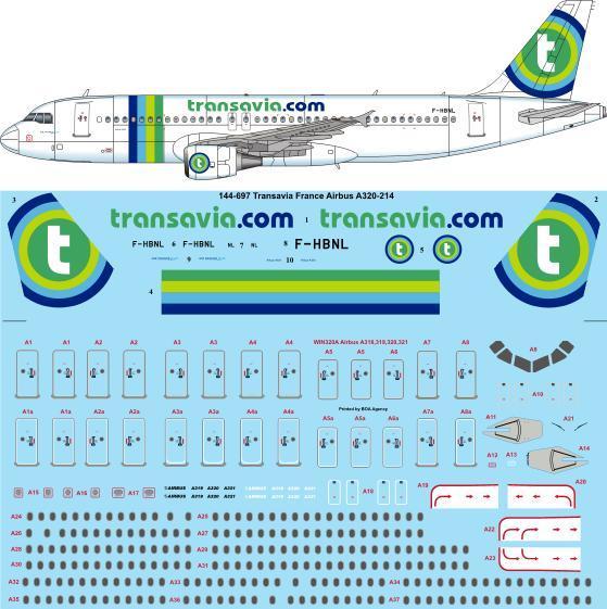 Airbus A320-200 (Transavia - France)  144-697