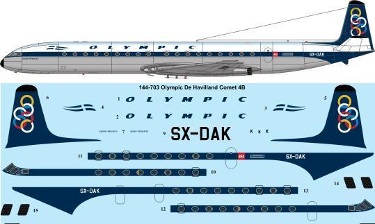 De Havilland Comet 4B (Olympic)  144-703