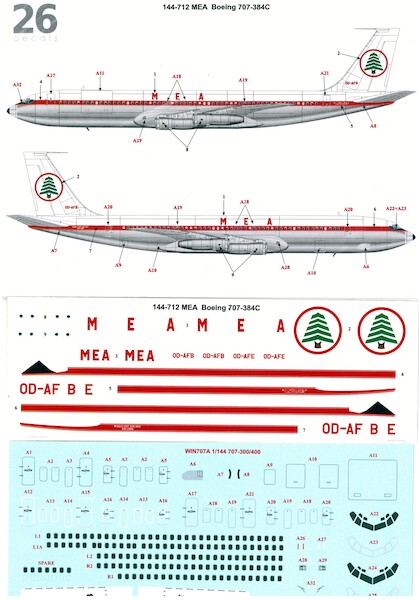 Boeing 707-300 (MEA)  144-712