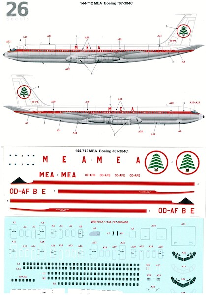 Boeing 707-300 (MEA) 144-712