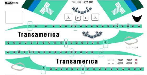 Douglas DC8-63 (Trans America)  144-72