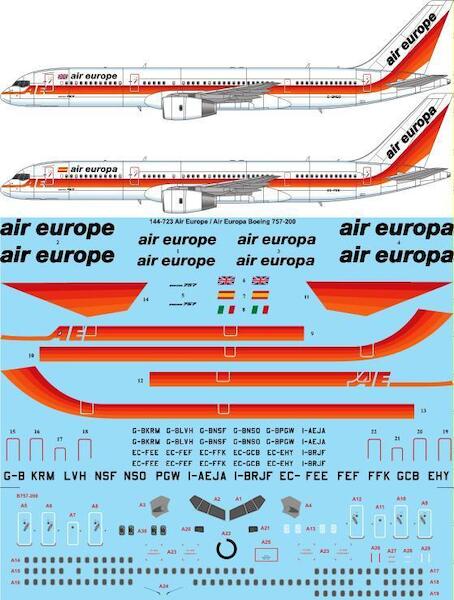 Boeing 757-200 (Air Europe/Air Europa) 144-723