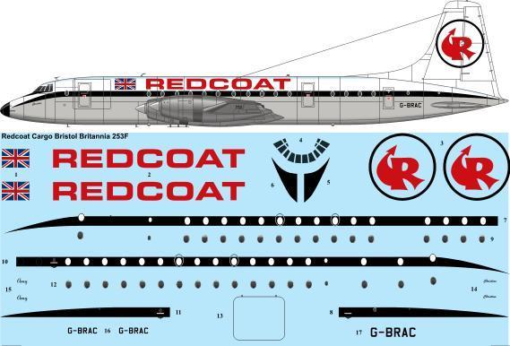 Bristol Britannia 200 (Redcoat)  144-755