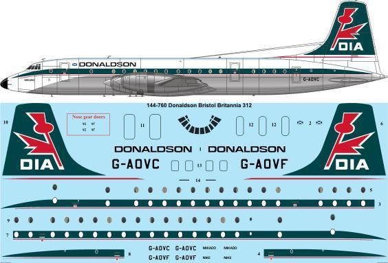 Bristol Britannia 300 (Donaldson)  144-760