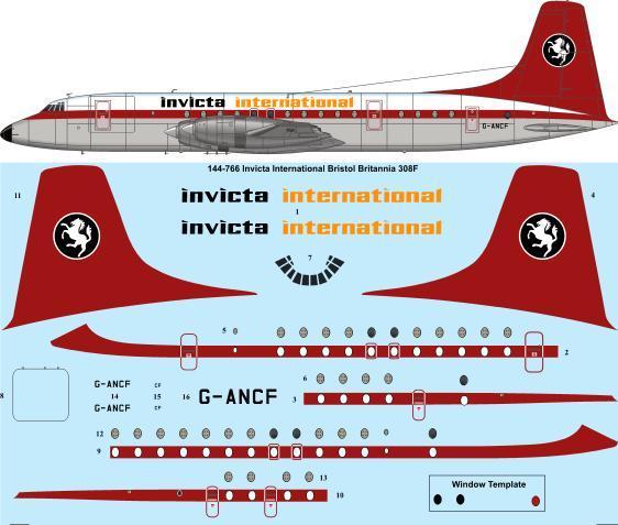 Bristol Britannia 300 (Invicta International) 144-766