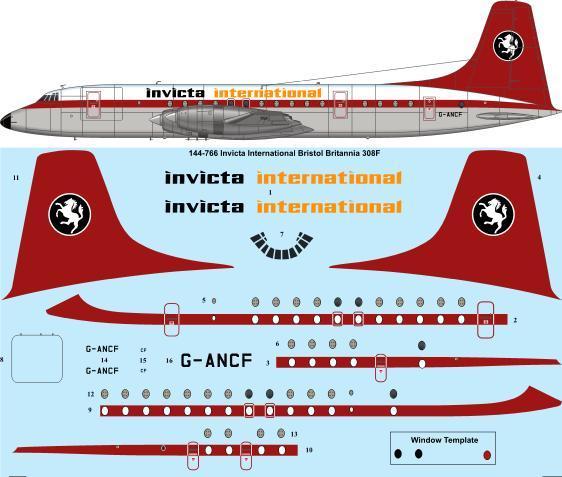 Bristol Britannia 300 (Invicta International)  144-766