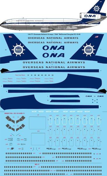 McDonnell Douglas DC10-20 (ONA Overseas National Airways) 144-771