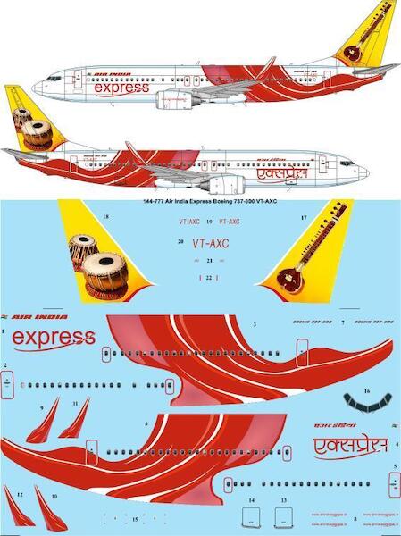 Boeing 737-800 (Air India Express VT-AXC)  144-777