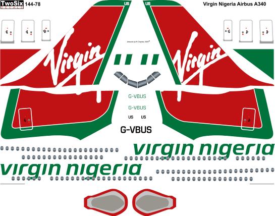 Airbus A340-300 (Virgin Nigeria)  144-78