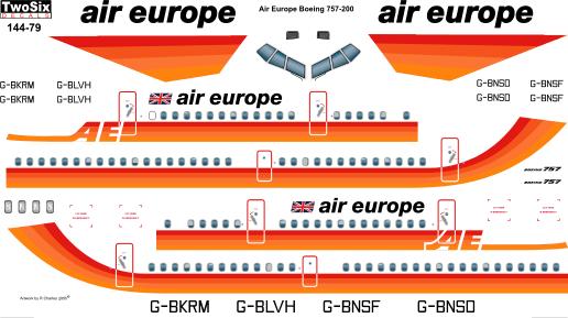 Boeing 757-200 (Air Europe)  144-79