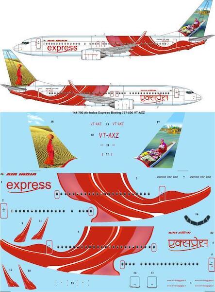 Boeing 737-800 (Air India Express VT-AXZ) 144-793