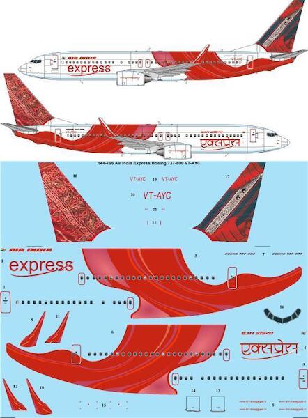 Boeing 737-800 (Air India Express VT-AYC) 144-796