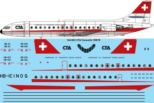 Se210 Caravelle 10B (CTA)  144-811