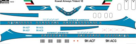 HS121 Trident 1E (Kuwait Airways) 144-83