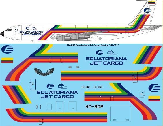 Boeing 707-321 (Ecuatoriana Jet Cargo)  144-832