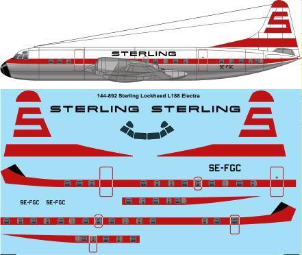 Lockheed L188 Electra (Sterling) 144-892