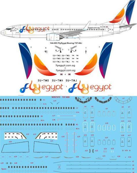 Boeing 737-800 (Fly Egypt)  144-893