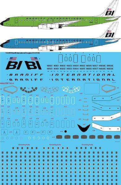 Douglas DC8-31/62 (Braniff International)  144-899