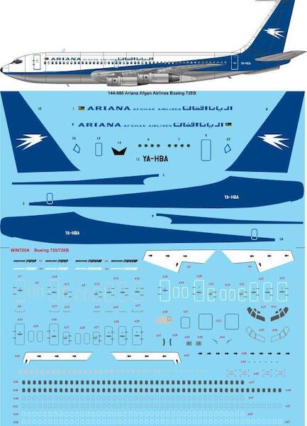 Boeing 720 (Ariana Afghan Airways)  144-906