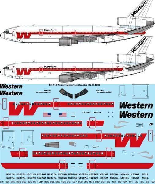 McDonnell Douglas DC10-10/30 (Western) 144-918