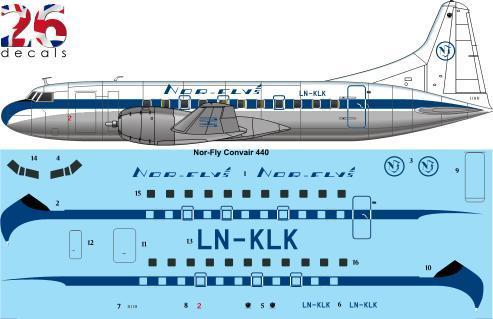 Convair 440 Metropolitan (Nor-Fly) 144-943