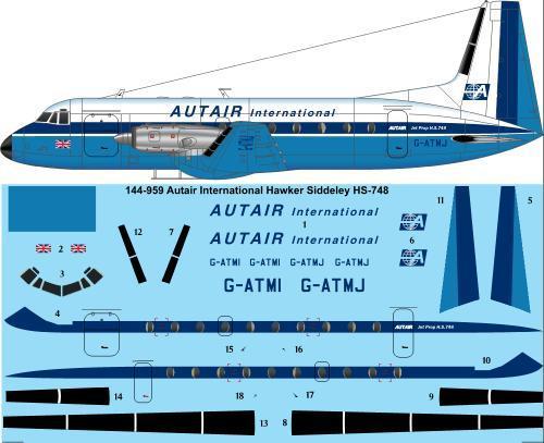 Hawker Siddeley HS748 (Autair International)  144-959