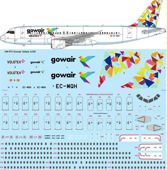 Airbus A320 (Gowair)  144-973